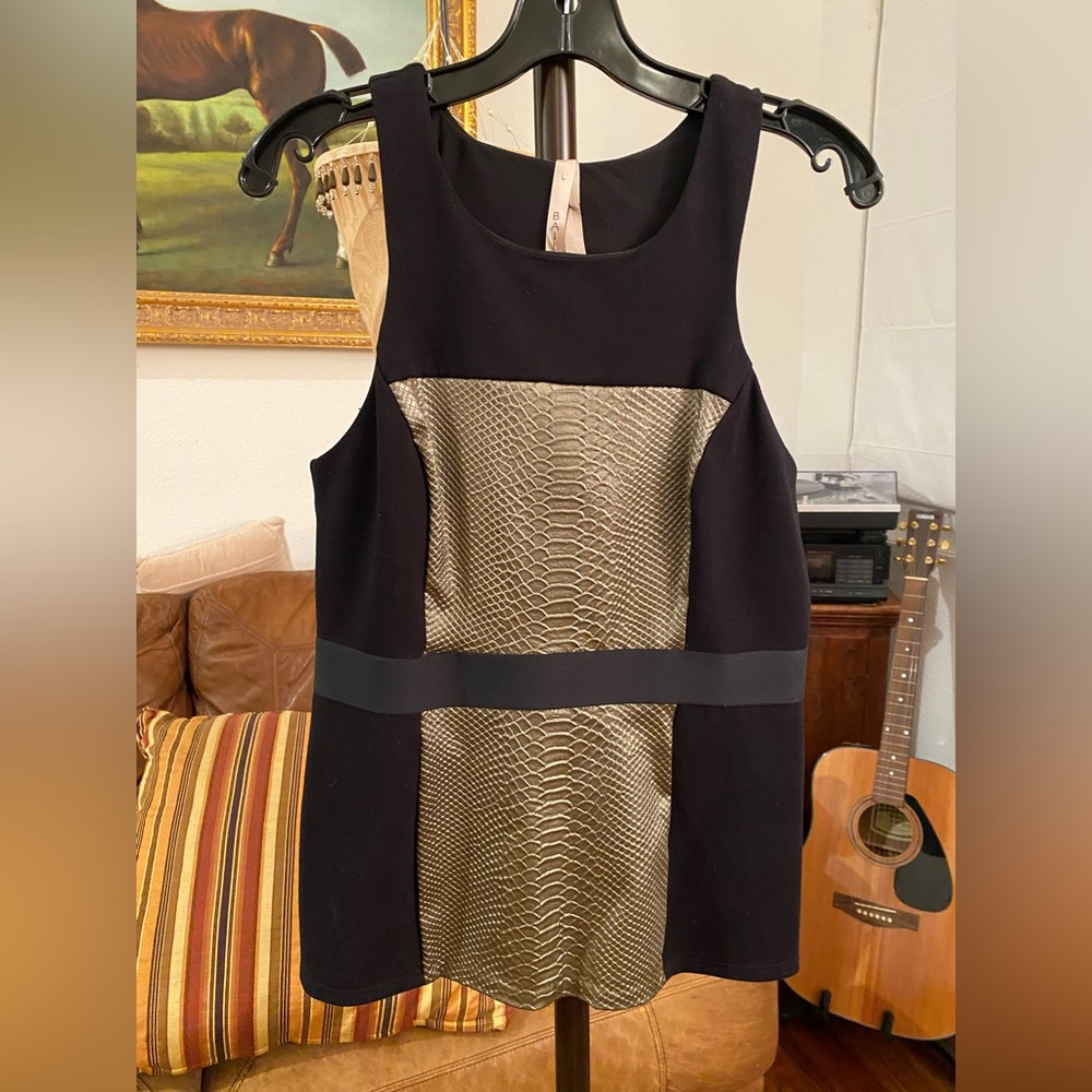 Snake Print Embossed Lined Blouse